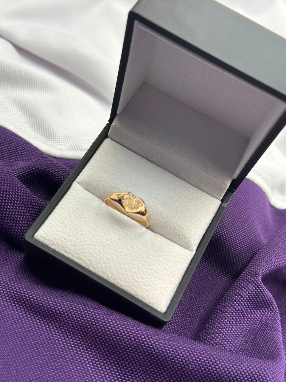 Anillo Corazon Mate