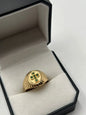 Anillos Hombre Cruz Circones Verdes