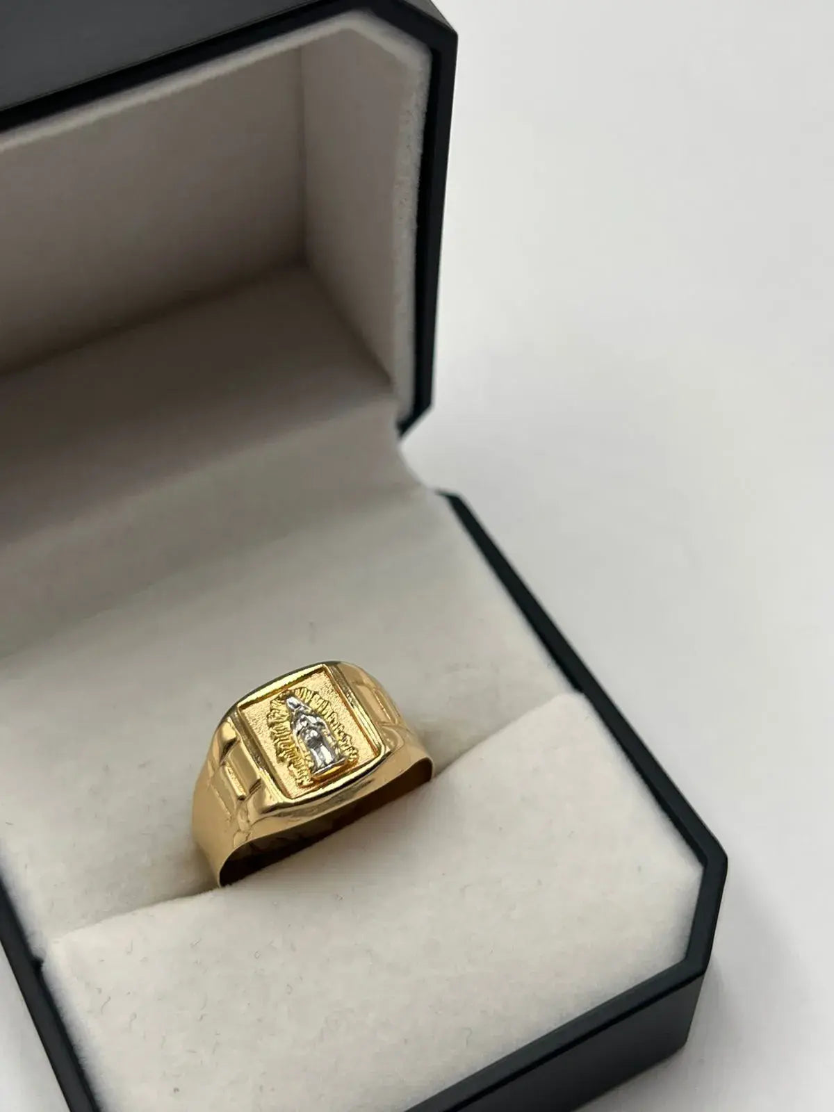 Anillos Hombre Virgen De Guadalupe 2 Oros