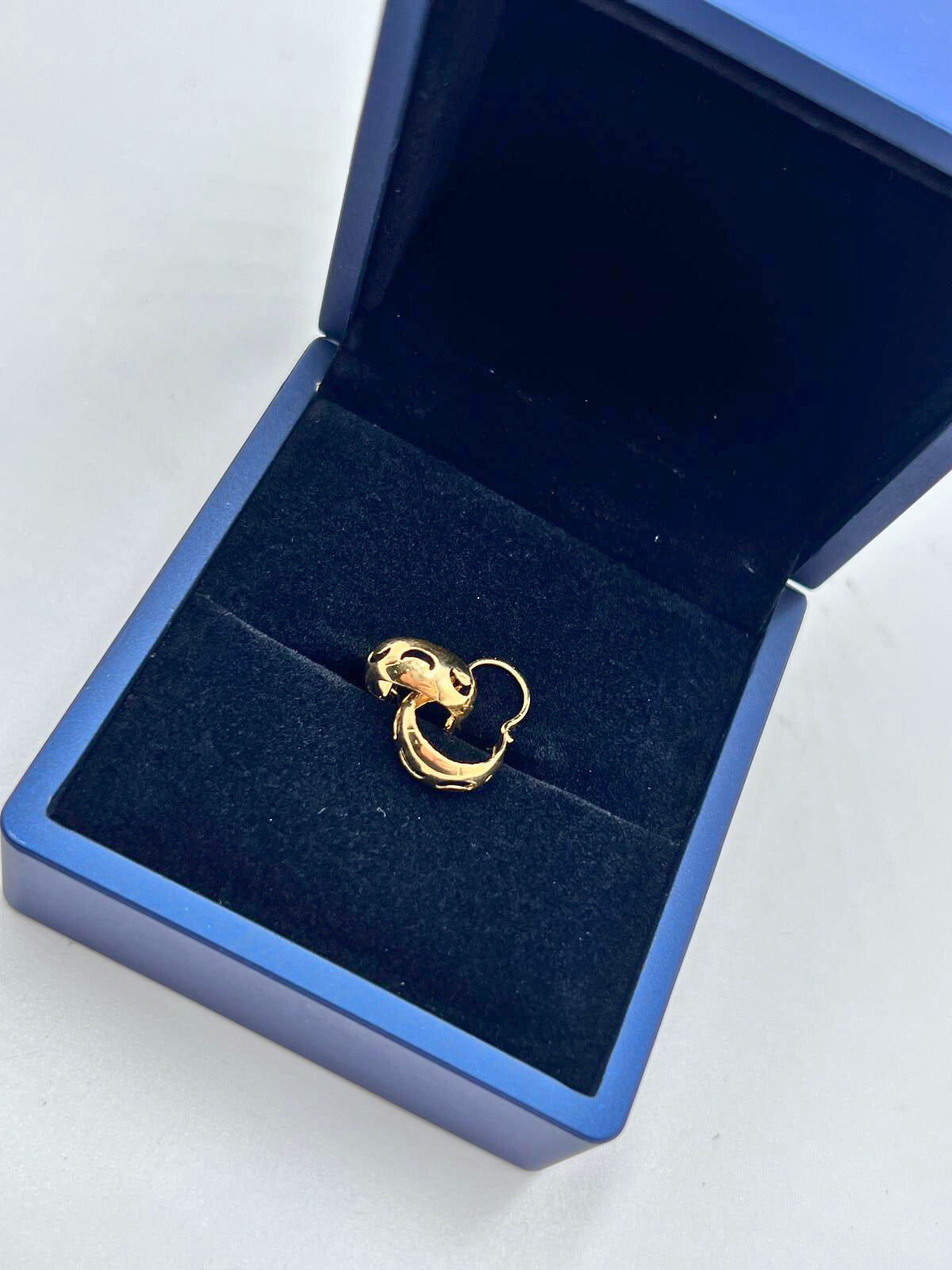 Candongas Tipo Canasta Lunas 1.6 cm 0.74 Gr