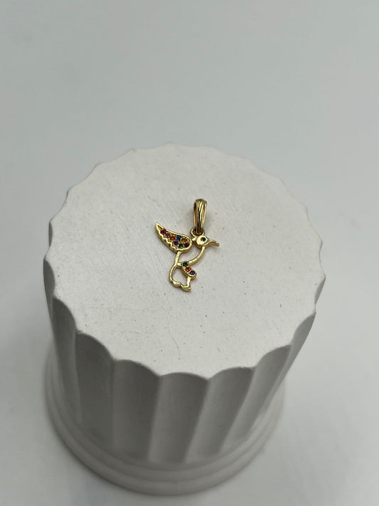 Dije Colibrí Circones Colores