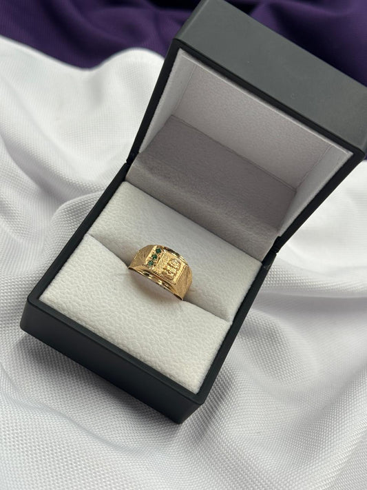 Anillo Precolombino Circones Verdes