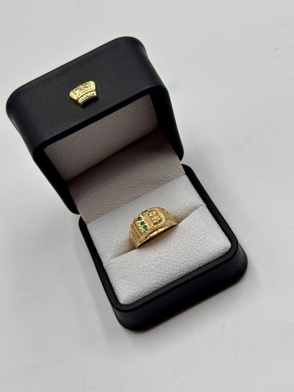Anillo Precolombino Circones Verdes