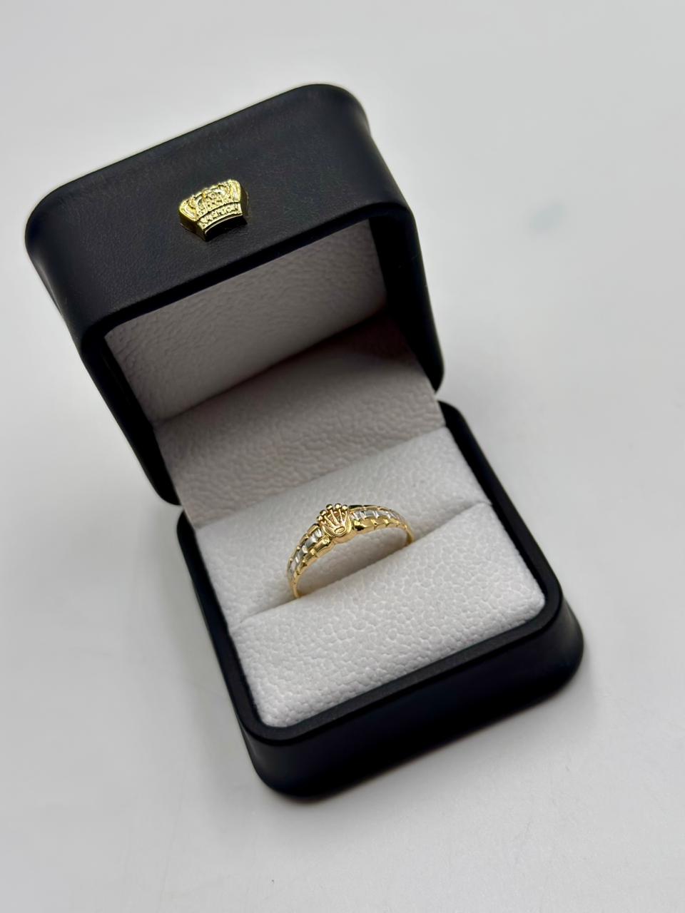 Anillo Corona 3 Oros