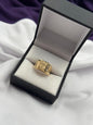 Anillo Ancla Cruz Circones Blancos