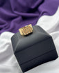 Anillo Tipo Sello Pistolas Circones Blancos