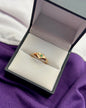 Anillo Corazon Circon Verde
