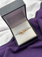 Anillo Corazon Circon Blanco